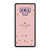 KATE SPADE NEW YORK LOGO PINK GOLDEN POLKADOTS Samsung Galaxy Note 9 Case Cover