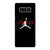 AIR JORDAN NIKE RED BLACK Samsung Galaxy Note 8 Case Cover