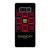GIVENCHY PARIS LOGO RED GOLD Samsung Galaxy Note 8 Case Cover