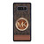 MICHAEL KORS LOGO MK WALLET BROWN Samsung Galaxy Note 8 Case Cover