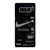 OFF-WHITE NIKE AIR JORDAN BLACK Samsung Galaxy Note 8 Case Cover
