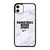 BASKETBALL NEVER STOPS MARBLE iPhone 11 Case Cover