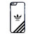 ADIDAS LOGO WHITE CLASSIC STRIPES iPhone 6 / 6S Case Cover