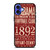 ALABAMA CRIMSON TIDE FOOTBALL CLUB 1892 iPhone 16 Case Cover