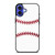 BASEBALL RED STITCHING iPhone 16 Case Cover