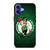 BOSTON CELTICS WOODEN LOGO iPhone 16 Case Cover