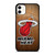 MIAMI HEAT WOODEN LOGO NBA iPhone 11 Case Cover