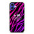 COACH NEW YORK BLACK VIOLET iPhone 16 Case Cover