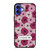 COACH NEW YORK LOGO PURPLE FLOWER iPhone 16 Case Cover