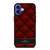 COACH NEW YORK RED GOLD iPhone 16 Case Cover
