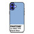 COLOR PANTONE PLACID BLUE iPhone 16 Case Cover