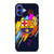 FC BARCELONA ART LOGO iPhone 16 Case Cover