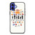 FRIENDS TV SHOW CLIP ART iPhone 16 Case Cover