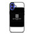 GIVENCHY PARIS BLACK LOGO iPhone 16 Case Cover