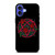 HIM BAND HEARTAGRAM FLOWER iPhone 16 Case Cover