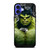 INCREDIBLE HULK CRACKS GLASS iPhone 16 Case Cover
