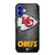 KANSAS CITY CHIEFS METAL LOGO iPhone 16 Case Cover