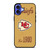 KANSAS CITY CHIEFS RUSTY LOGO iPhone 16 Case Cover