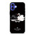 KATE SPADE BLACK WHITE SWAN iPhone 16 Case Cover