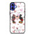 KATE SPADE NEW YORK LOGO MICKEY MINNEY MOUSE DISNEY KISS iPhone 16 Case Cover