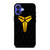 KOBE BRYANT GOLD GEOMETRIC PATTERN iPhone 16 Case Cover