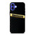 KOENIGSEGG GOLD BLACK CARBON iPhone 16 Case Cover