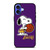 LA LAKERS BASKETBALL SNOOPY iPhone 16 Case Cover