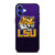 LSU TIGERS WOODEN LOGO iPhone 16 Case Cover