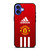 MANCHESTER UNITED FC ADIDAS STRIPES iPhone 16 Case Cover