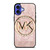 MICHAEL KORS LOGO MK PINK iPhone 16 Case Cover