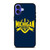 MICHIGAN WOLVERINES LOGO COLLEGE FOOTBALL TEAM iPhone 16 Case Cover