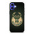 MILWAUKEE BUCKS WOODEN LOGO iPhone 16 Case Cover