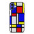 MONDRIAN COLORFUL LAYOUT iPhone 16 Case Cover