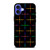 NEON DIAMONDS PATTERN iPhone 16 Case Cover NEON DIAMONDS PATTERN iPhone 16 Case Cover