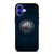 PHILADELPHIA 76ERS METAL LOGO iPhone 16 Case Cover