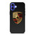 PORSCHE LOGO CARBON iPhone 16 Case Cover