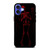 RED SKELETON HEARTBREAKING iPhone 16 Case Cover