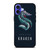 SEATTLE KRAKEN HOCKEY TEAM LOGO iPhone 16 Case Cover SEATTLE KRAKEN HOCKEY TEAM LOGO iPhone 16 Case Cover