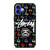 STUSSY COLLAGE LOGO iPhone 16 Case Cover STUSSY COLLAGE LOGO iPhone 16 Case Cover