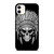 INDIAN FEATHER SKULL iPhone 11 case iPhone 11 Case Cover