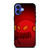 TOY MACHINE SKATEBOARD RED LOGO iPhone 16 Case Cover