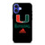 UM MIAMI HURRICANES ICON iPhone 16 Case Cover