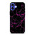 VIOLET ABSTRACT SMOKED GRID iPhone 16 Case Cover