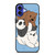 WE BARE BEARS CUTE CARTOON iPhone 16 Case Cover