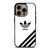 ADIDAS LOGO WHITE CLASSIC STRIPES iPhone 16 Pro Case Cover