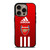 ARSENAL FC ADIDAS STRIPES iPhone 16 Pro Case Cover