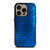 BLUE GRADIENT HALFTONE PATTERN iPhone 16 Pro Case Cover