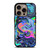 BLUE LIQUID CHROME iPhone 16 Pro Case Cover