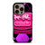 COACH NEW YORK PURPLE PINK LOGO iPhone 16 Pro Case Cover
