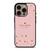 KATE SPADE NEW YORK LOGO PINK GOLDEN POLKADOTS iPhone 16 Pro Case Cover